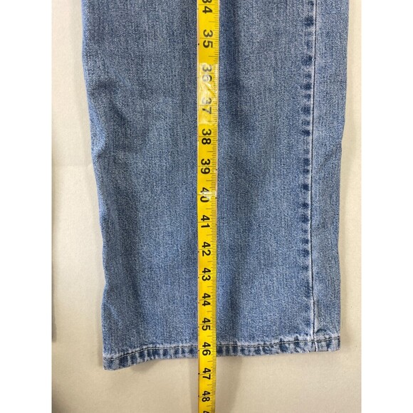 Vintage Levis 557 Jeans Men 34x36 Blue Relaxed Boot Fit Cowboy Y2k - Picture 4 of 15